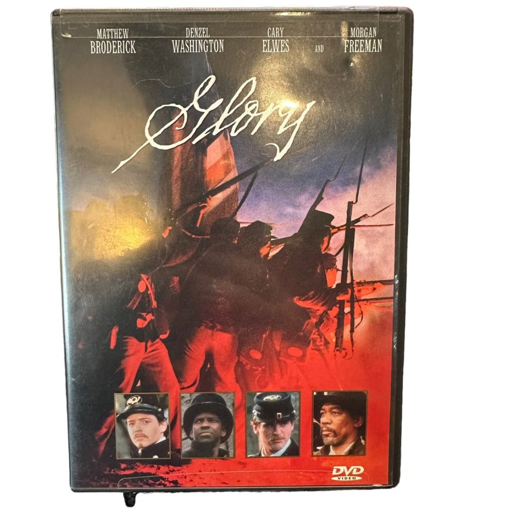 Glory DVD Movie Rated R Full Widescreen Matthew Broderick Denzel Washington